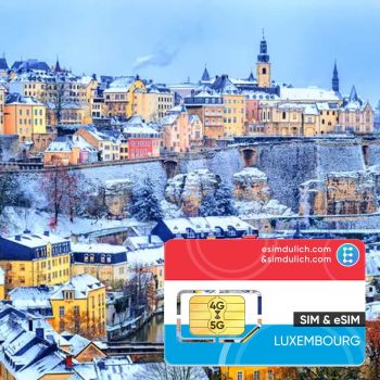 Sim Du Lịch Luxembourg 15 Ngày Tốc Độ Cao 4G
